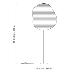 Kurbis floor high | natural