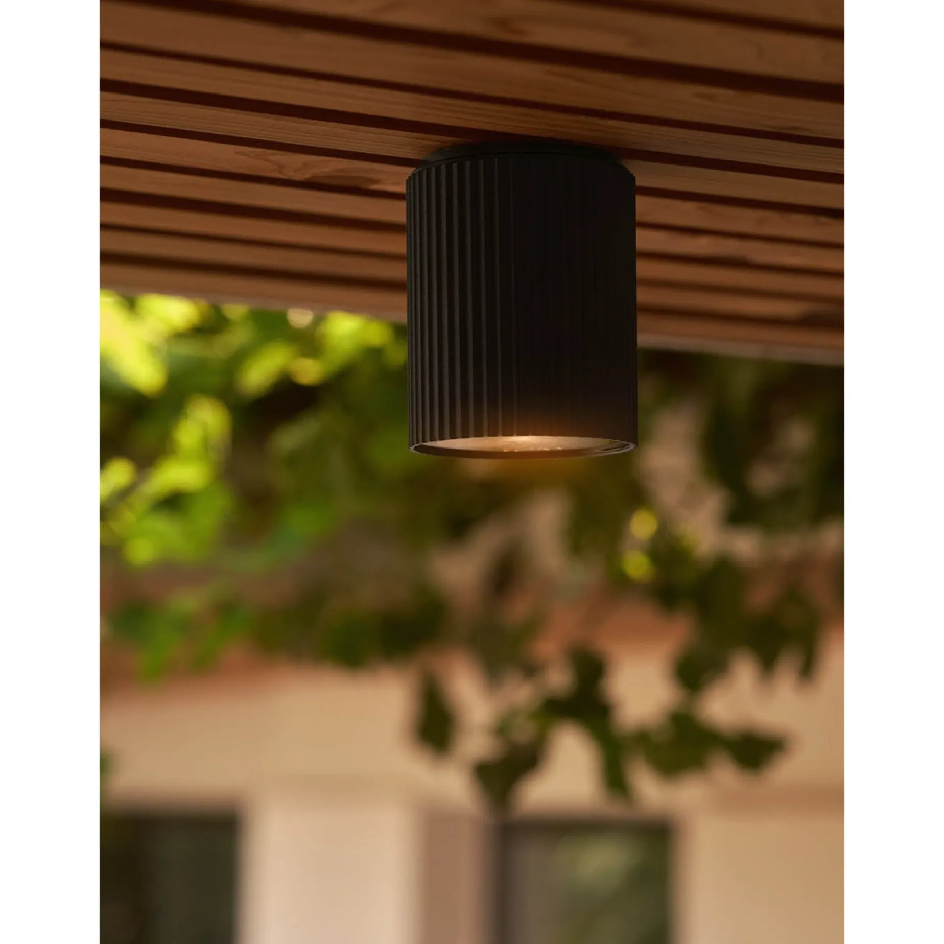 Kyklop ripple ceiling IP54 | black