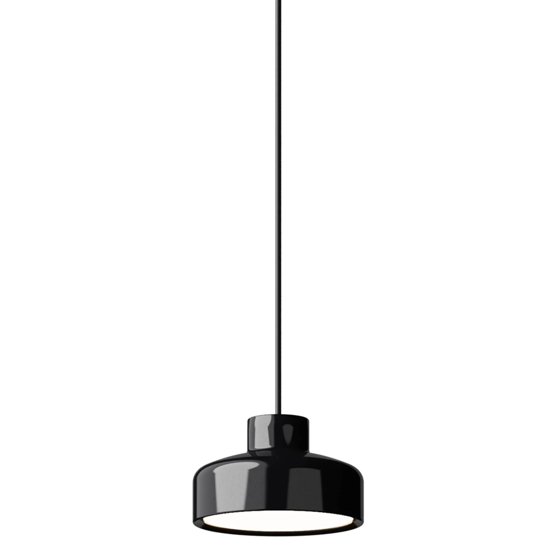 Lacquer pendant medium | black