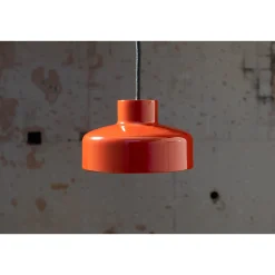 Lacquer pendant small | red