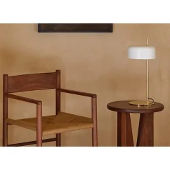 Lalu table white | gold