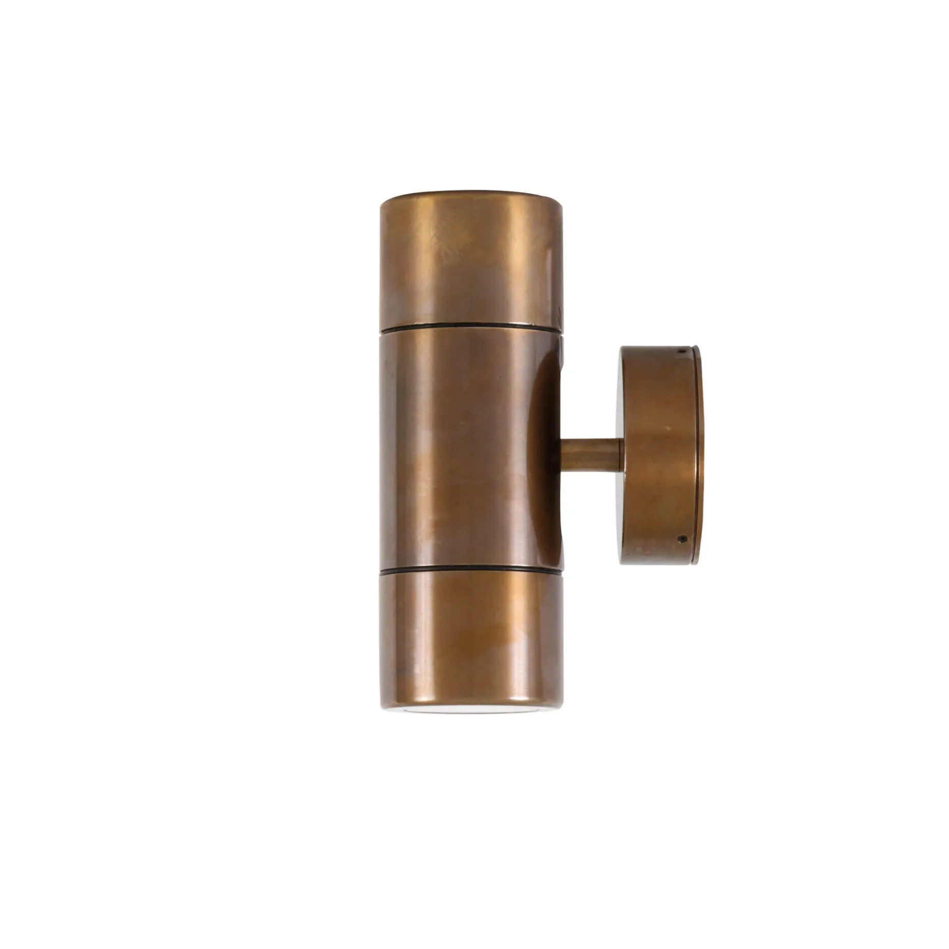 Lana brass wall light IP65 | antique brass