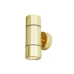 Lana brass wall light IP65 | antique brass
