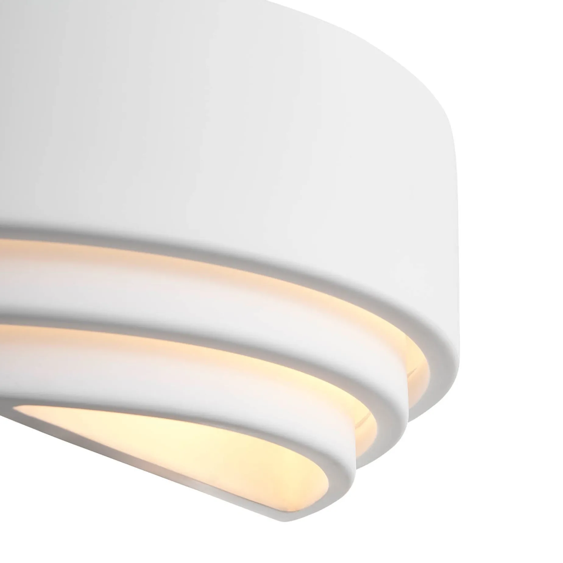 Lancio oblong wall | plaster white