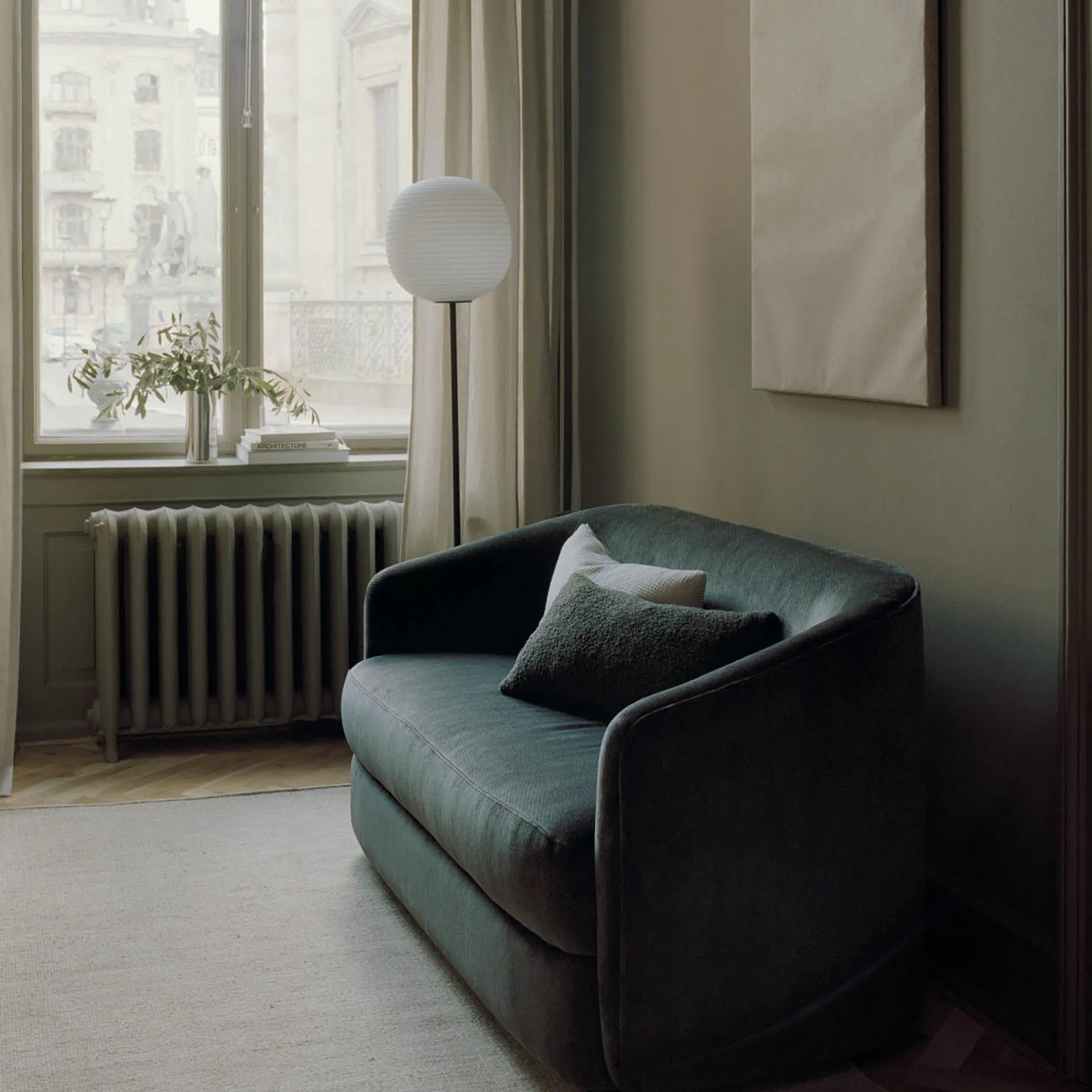 Lantern floor | white