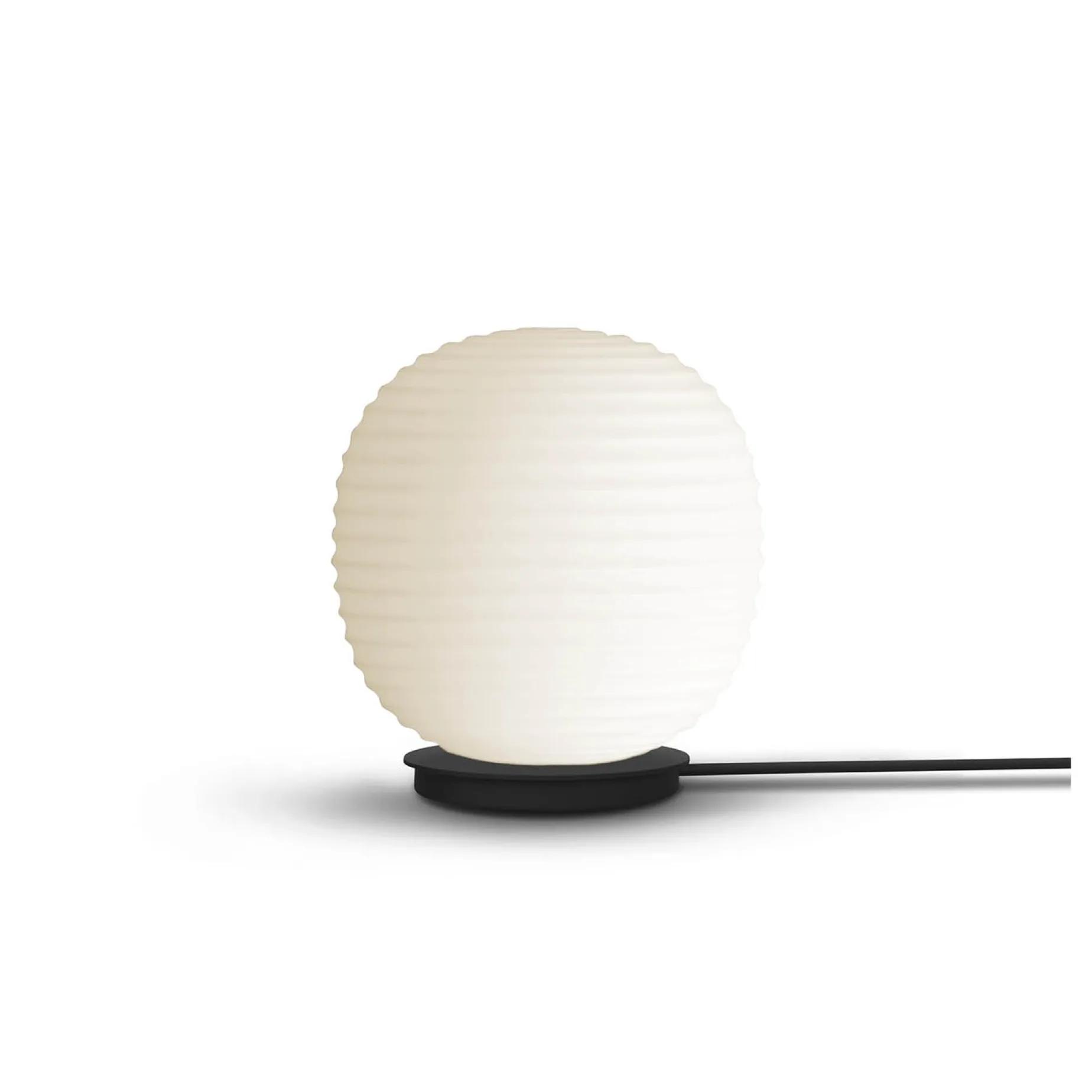 Lantern globe table/floor | white