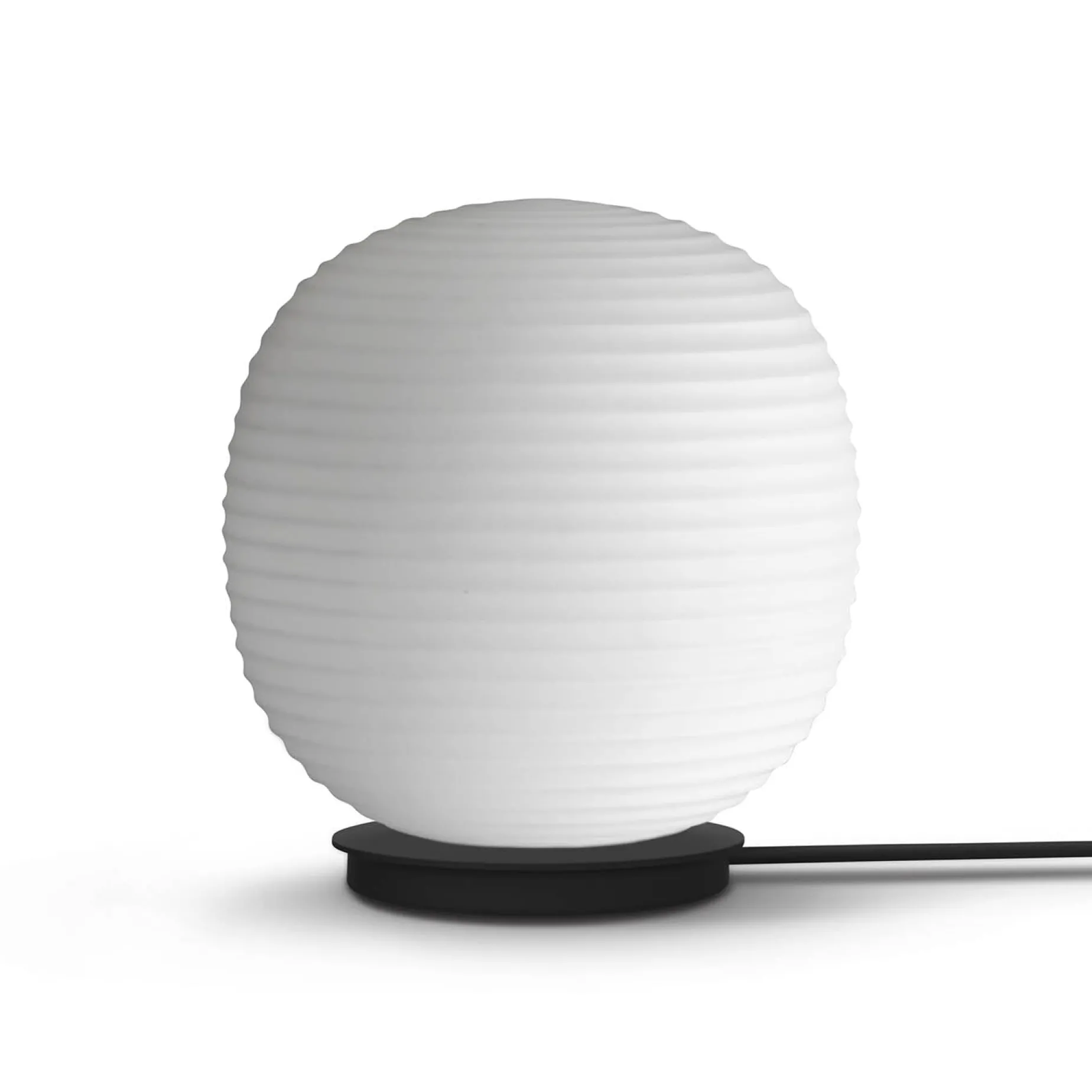 Lantern globe table/floor | white