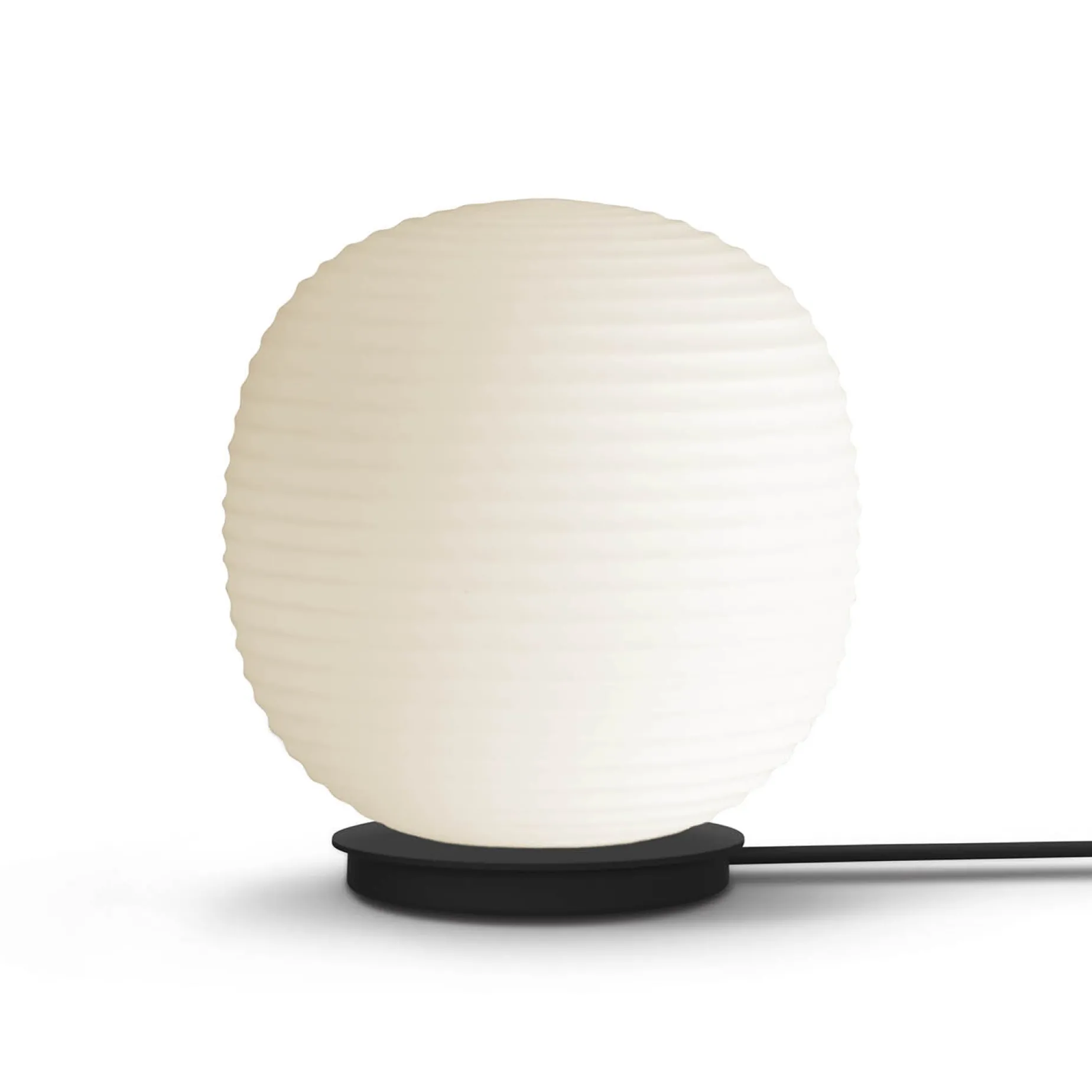Lantern globe table/floor | white