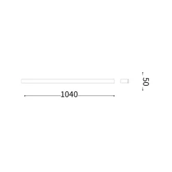 Linea wall 104-144 IP | white