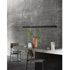 Linear pendant lamp 87 | grey