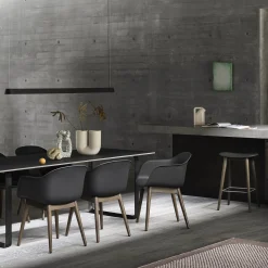 Linear pendant lamp 87 | grey