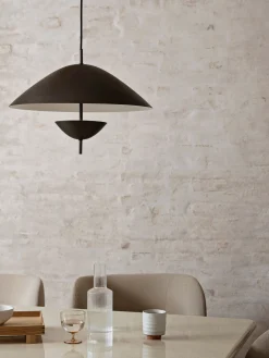 Lod pendant | blackened Iron