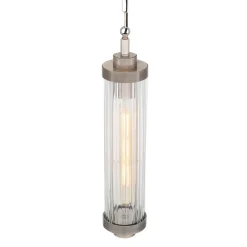 Louise pendant IP44 | antique silver