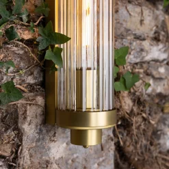 Louise wall IP44 | satin brass