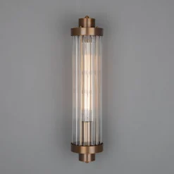 Louise wall IP44 | satin brass