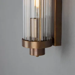 Louise wall IP44 | satin brass