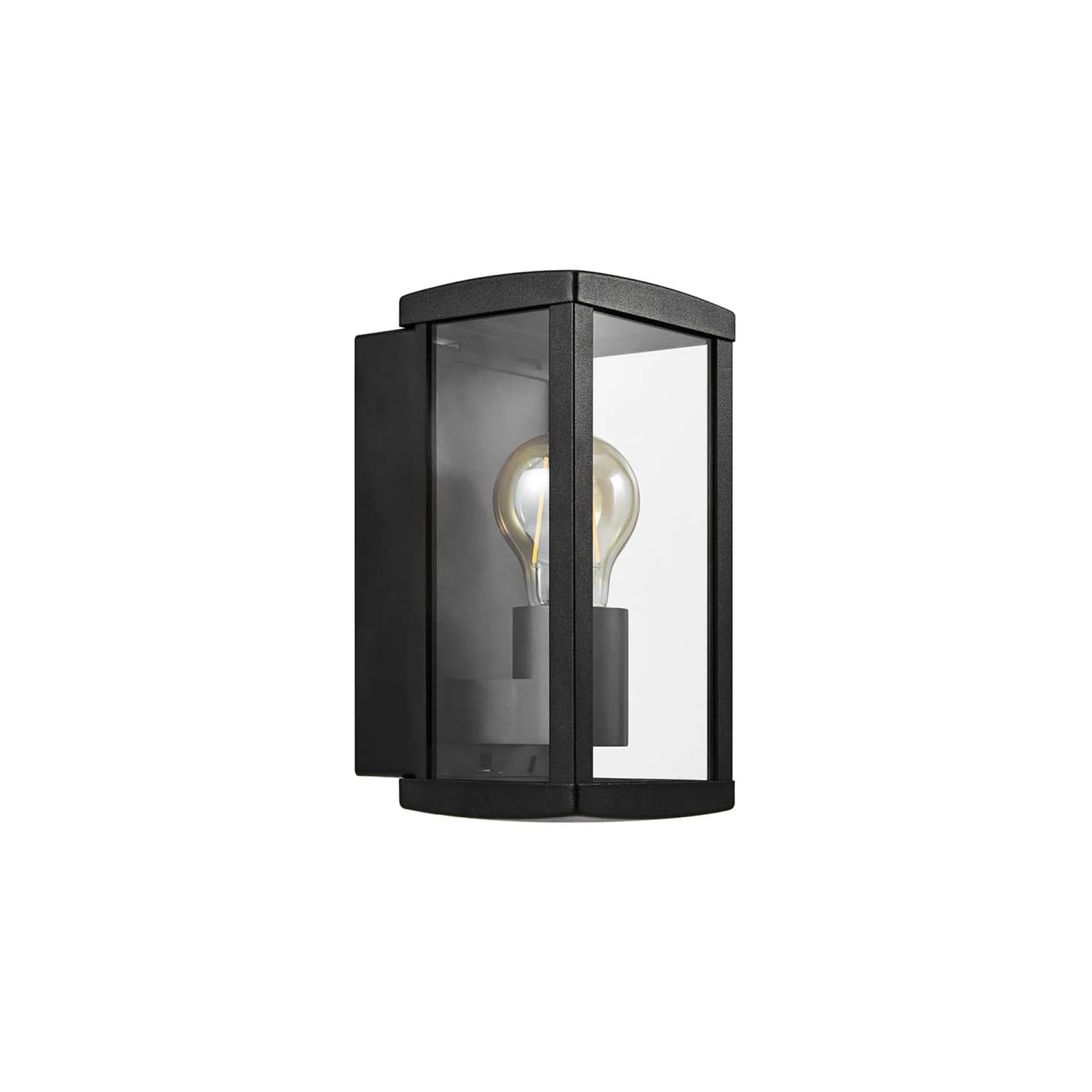 Luchy wall IP44 glass | black