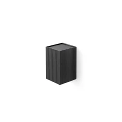 Lune square 1L grooved | black