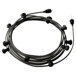 Lunet string light IP44 | black