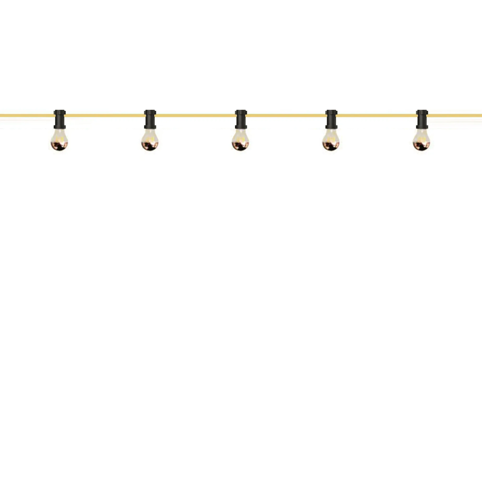 Lunet string light IP44 | black