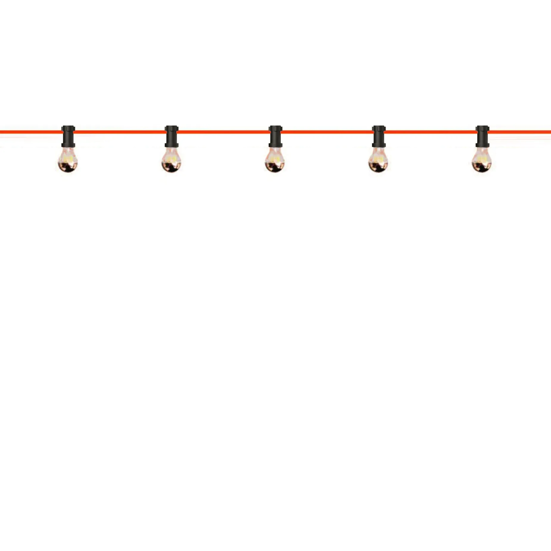 Lunet string light IP44 | mostarda