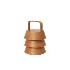 Luver portable lamp | natural fir wood