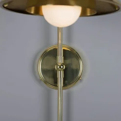 Marrakesh Arc w | antique brass and sapphire blue