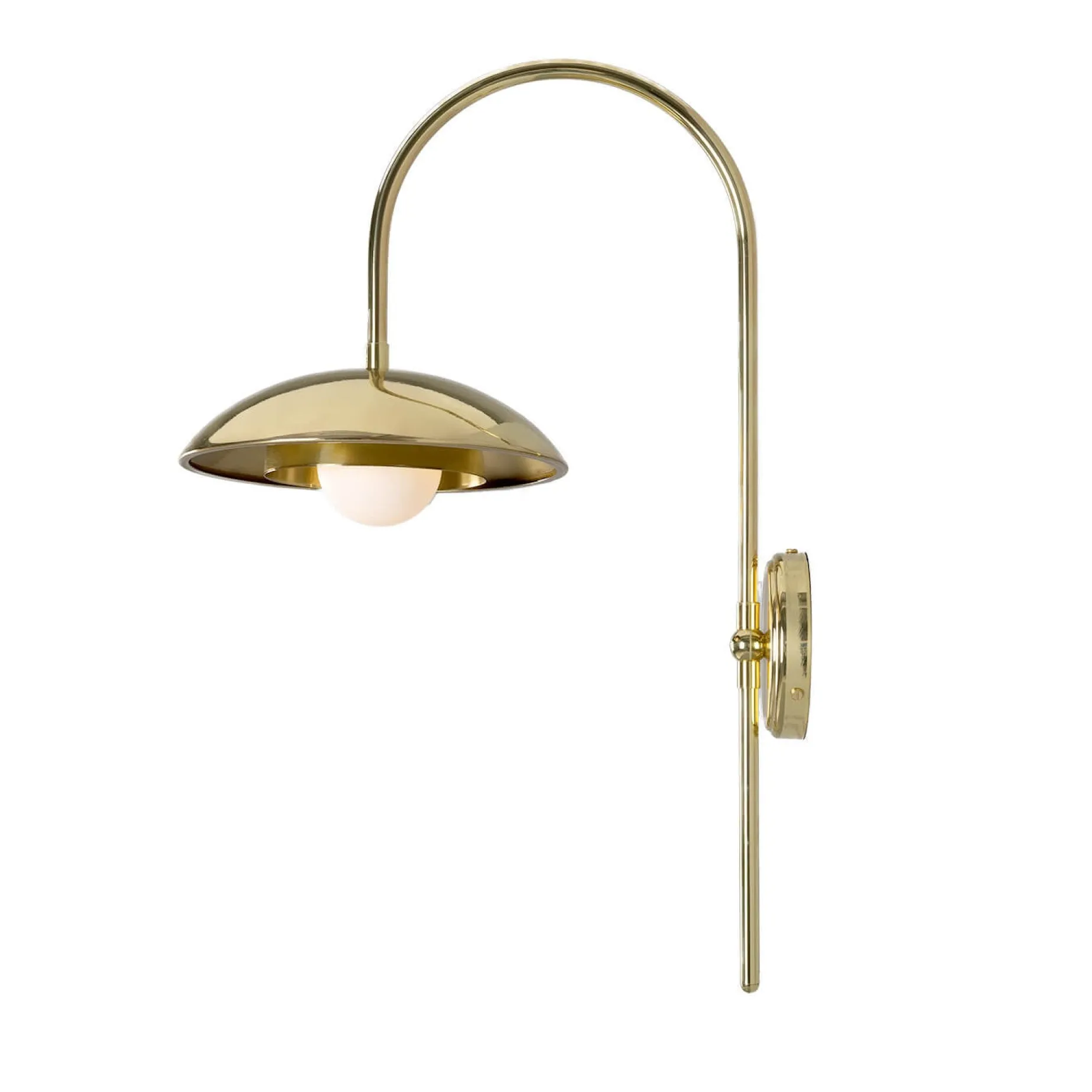 Marrakesh Arc w | satin brass and racing green