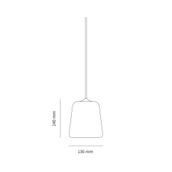 Material pendant | natural oak