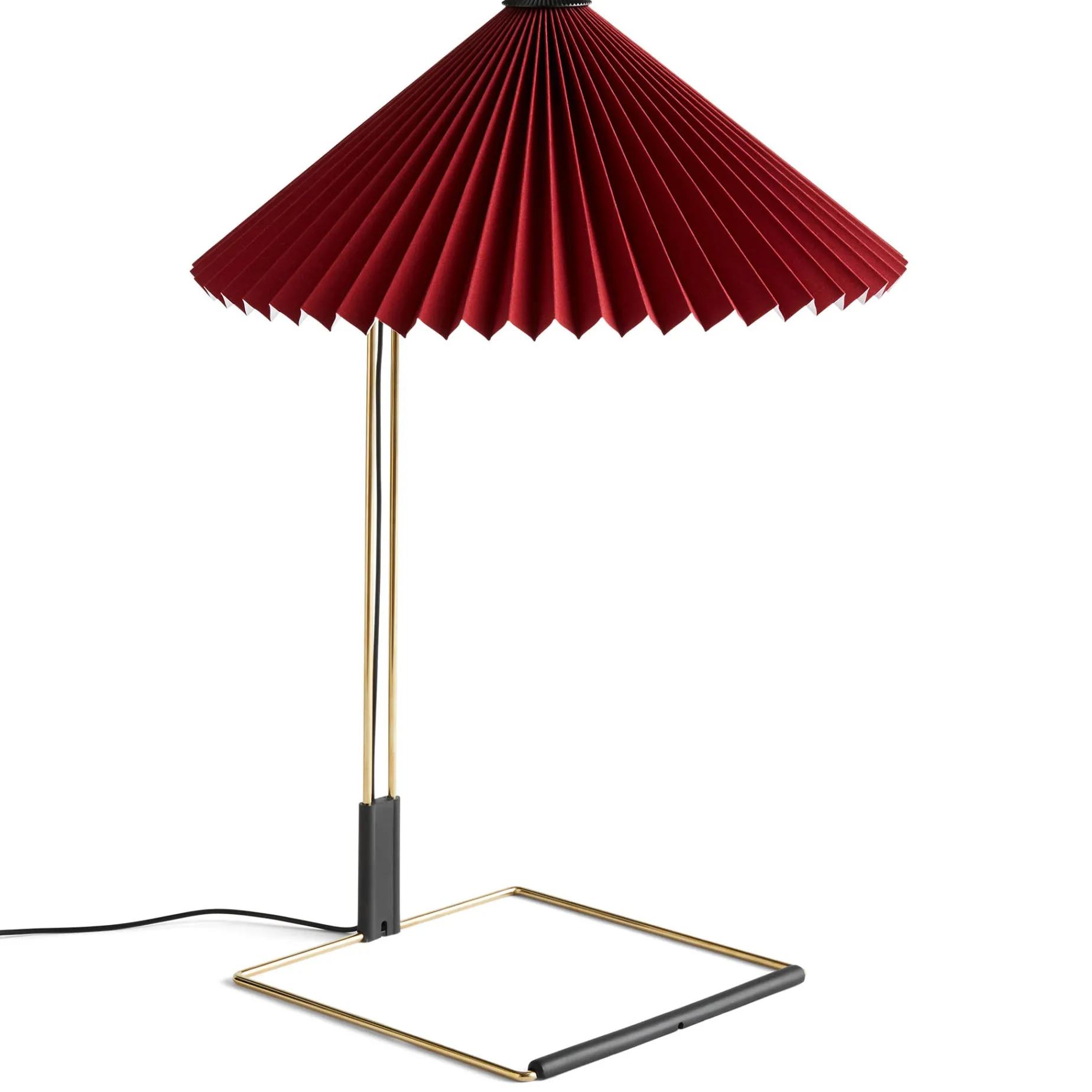 Matin table ⌀38 | bright red