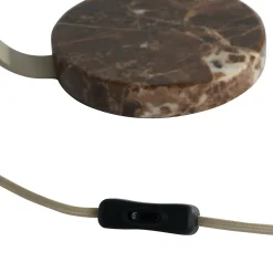 Milly table | marble and beige