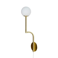 Mobil 46 wall lamp | brass