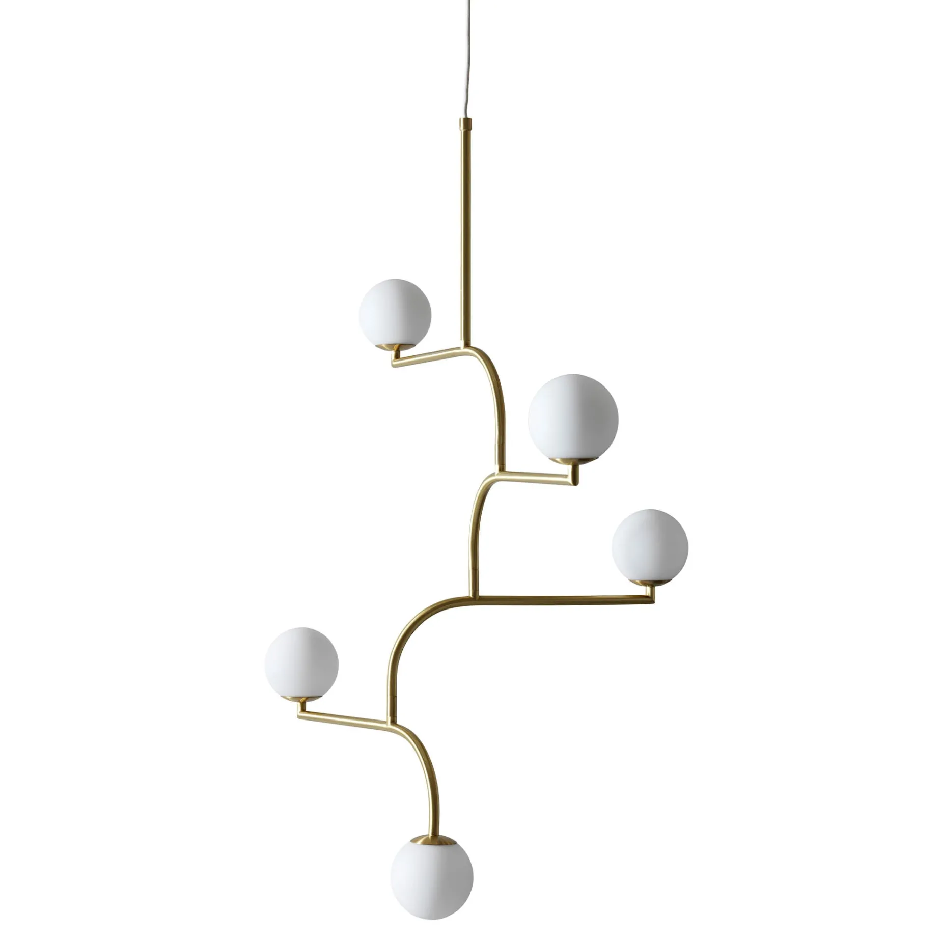 Mobil chandelier 70 | brass