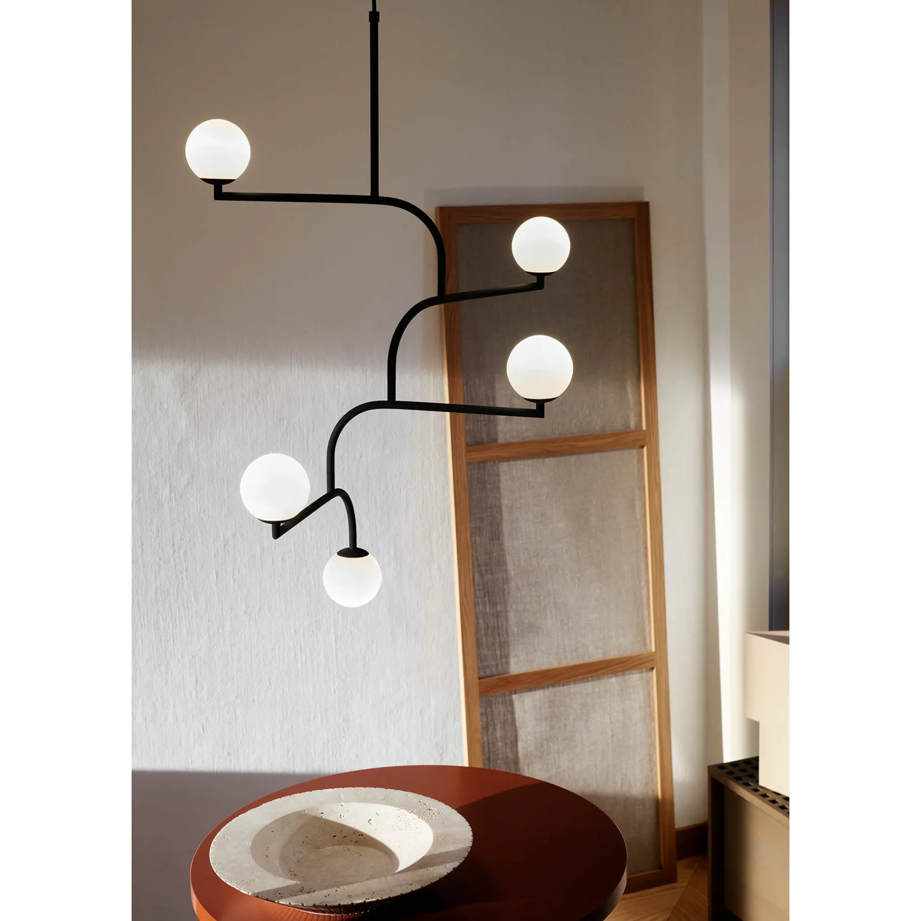 Mobil chandelier 70-100 | nickel