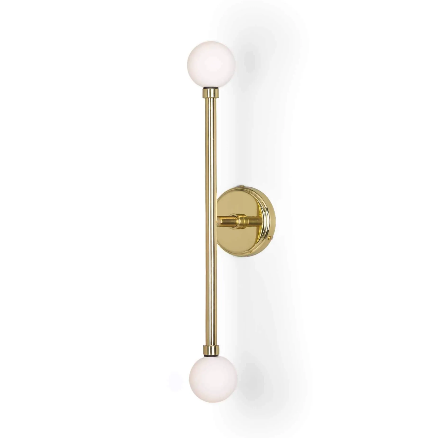Monto double wall IP44 | antique brass