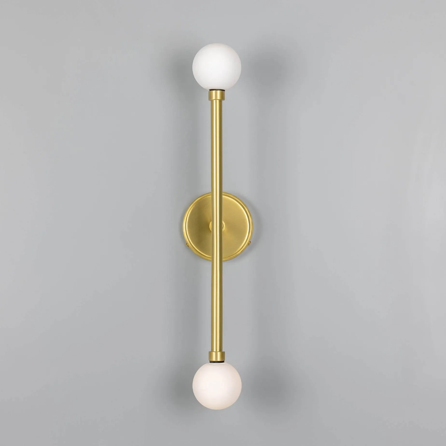 Monto double wall IP44 | antique brass