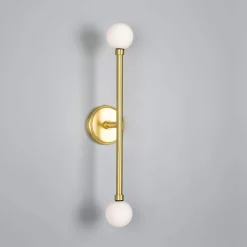 Monto double wall IP44 | antique silver