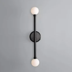 Monto double wall IP44 | antique silver
