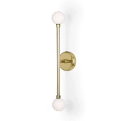 Monto double wall IP44 | polished brass
