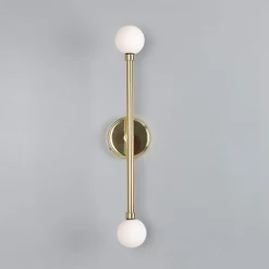 Monto double wall IP44 | polished brass