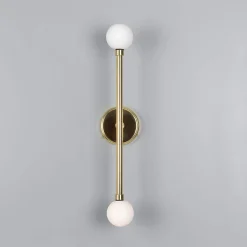 Monto double wall IP44 | polished brass