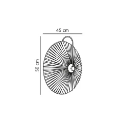 Nadia wall ø45 | white
