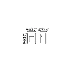 Nase sq wall | white