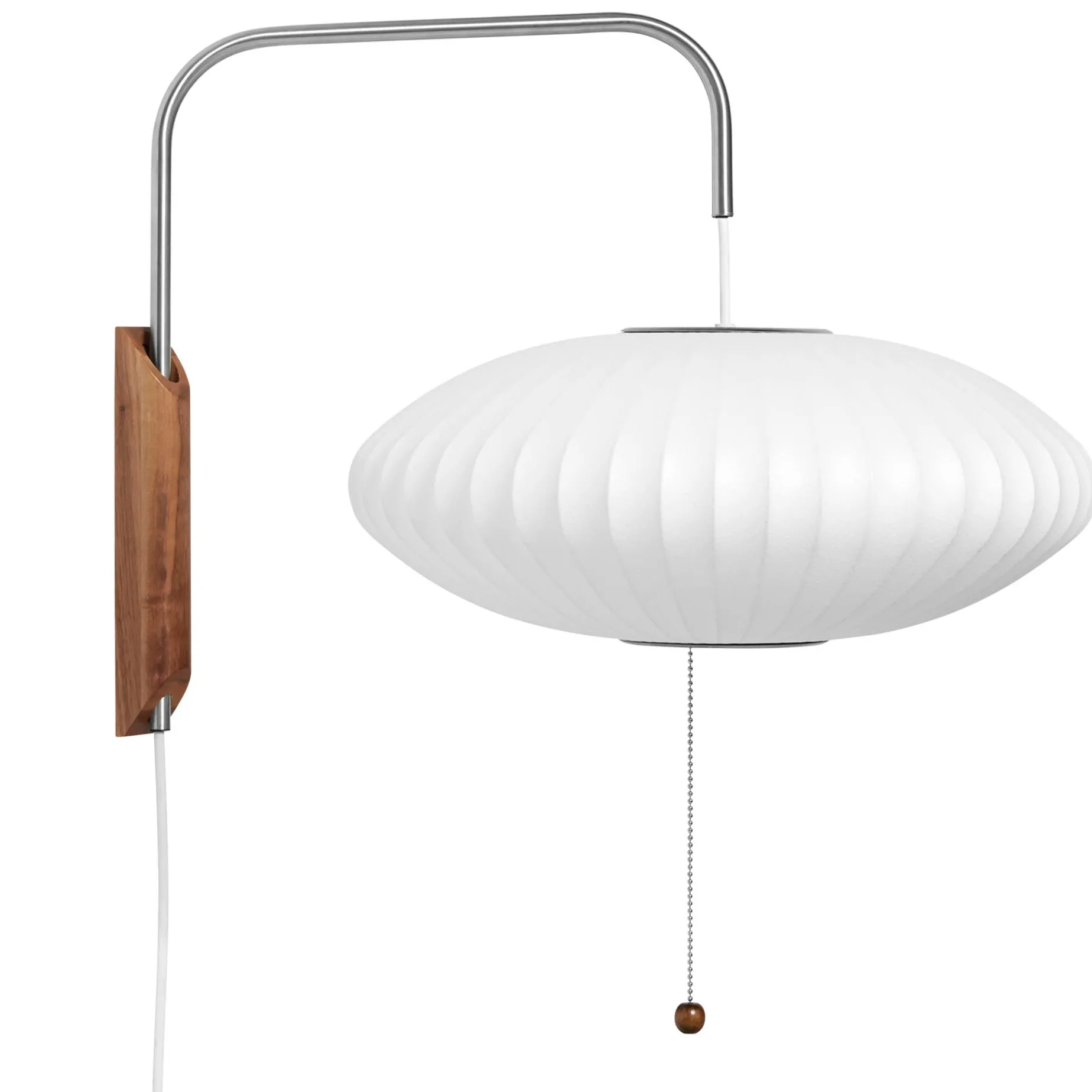 Nelson saucer wall lamp | off-white