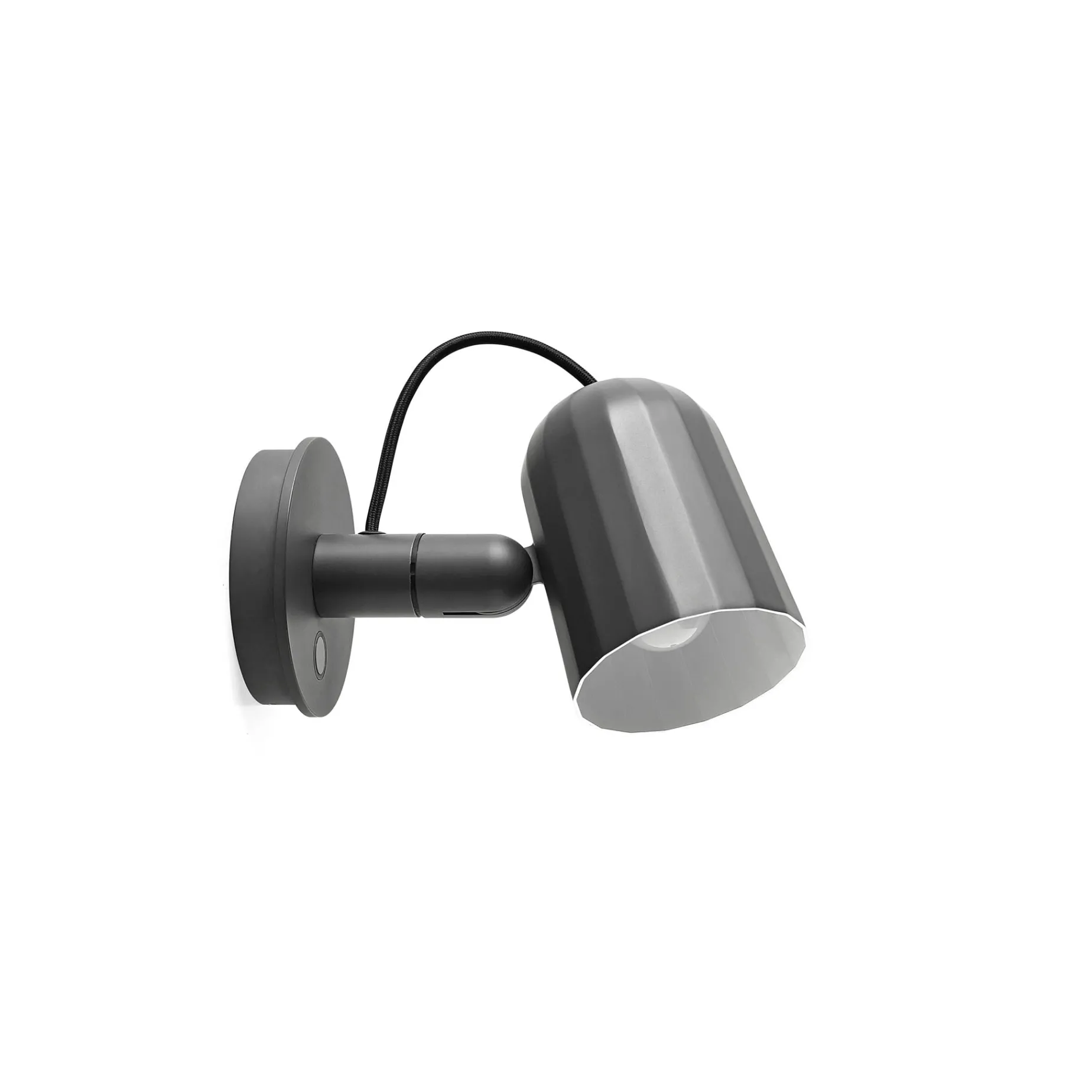 Noc wall button | dark grey