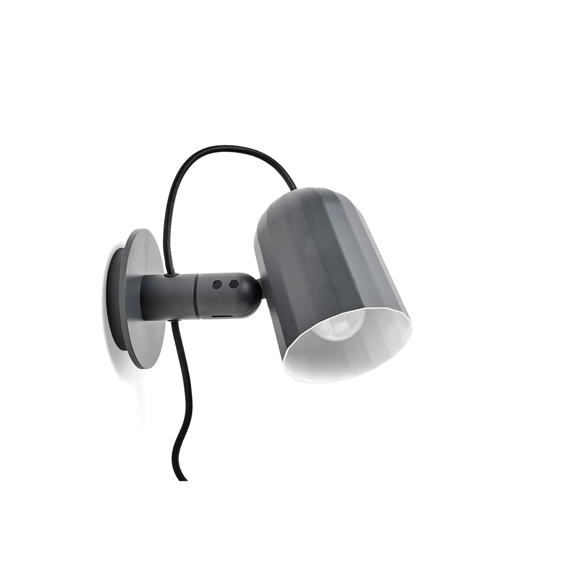 Noc wall button | dark grey