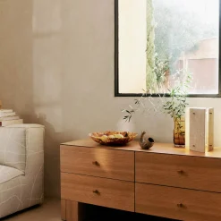 Oeste table lamp | travertine sand