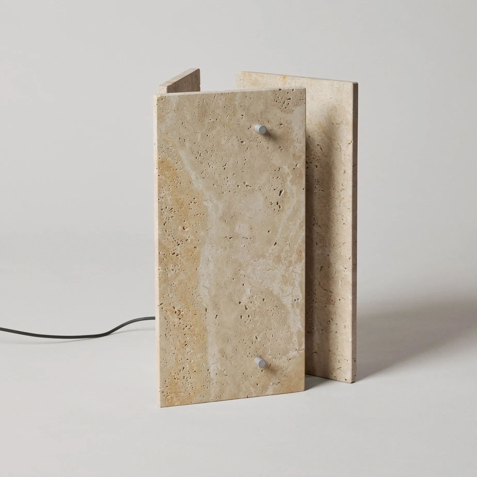 Oeste table lamp | travertine sand