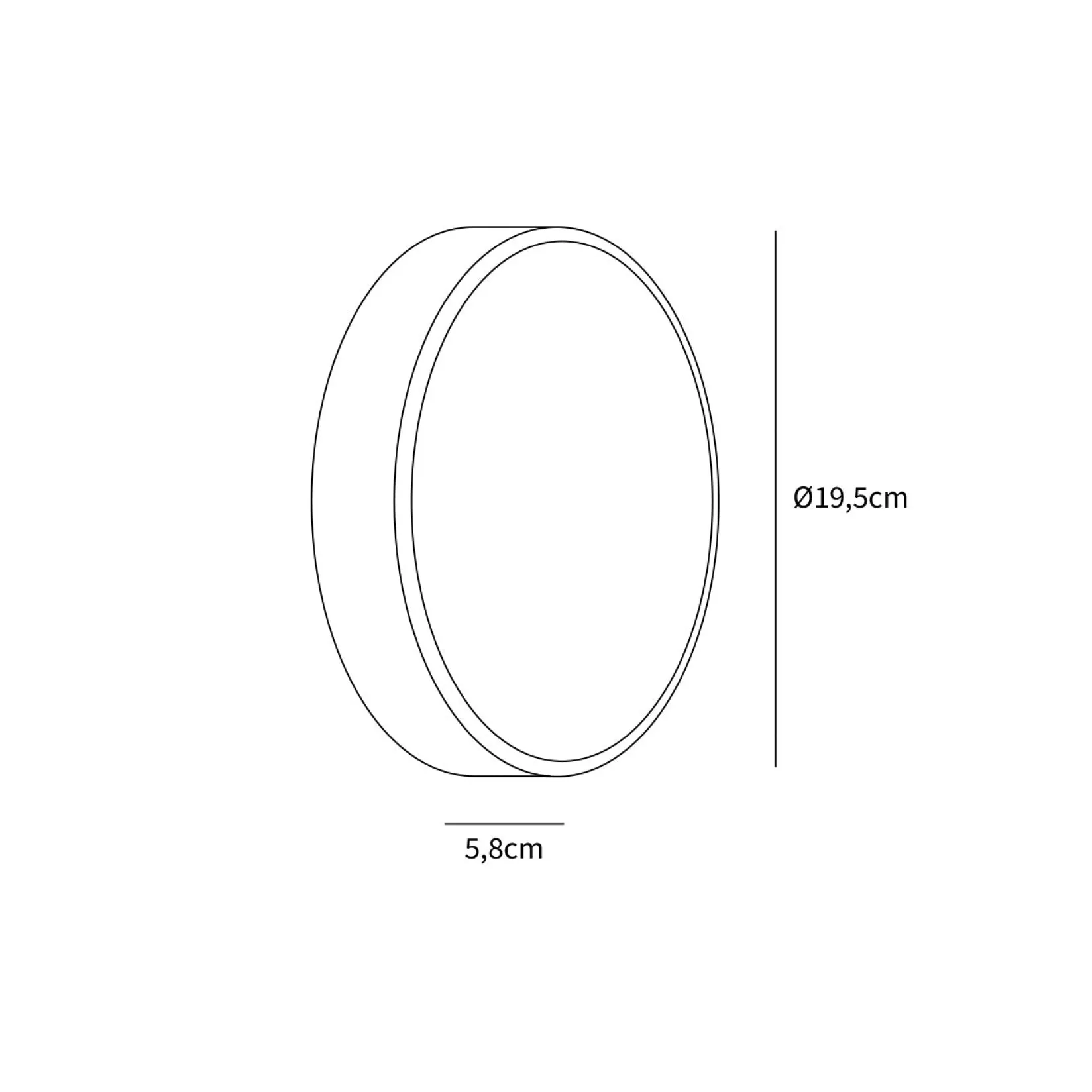 Oliver round | black