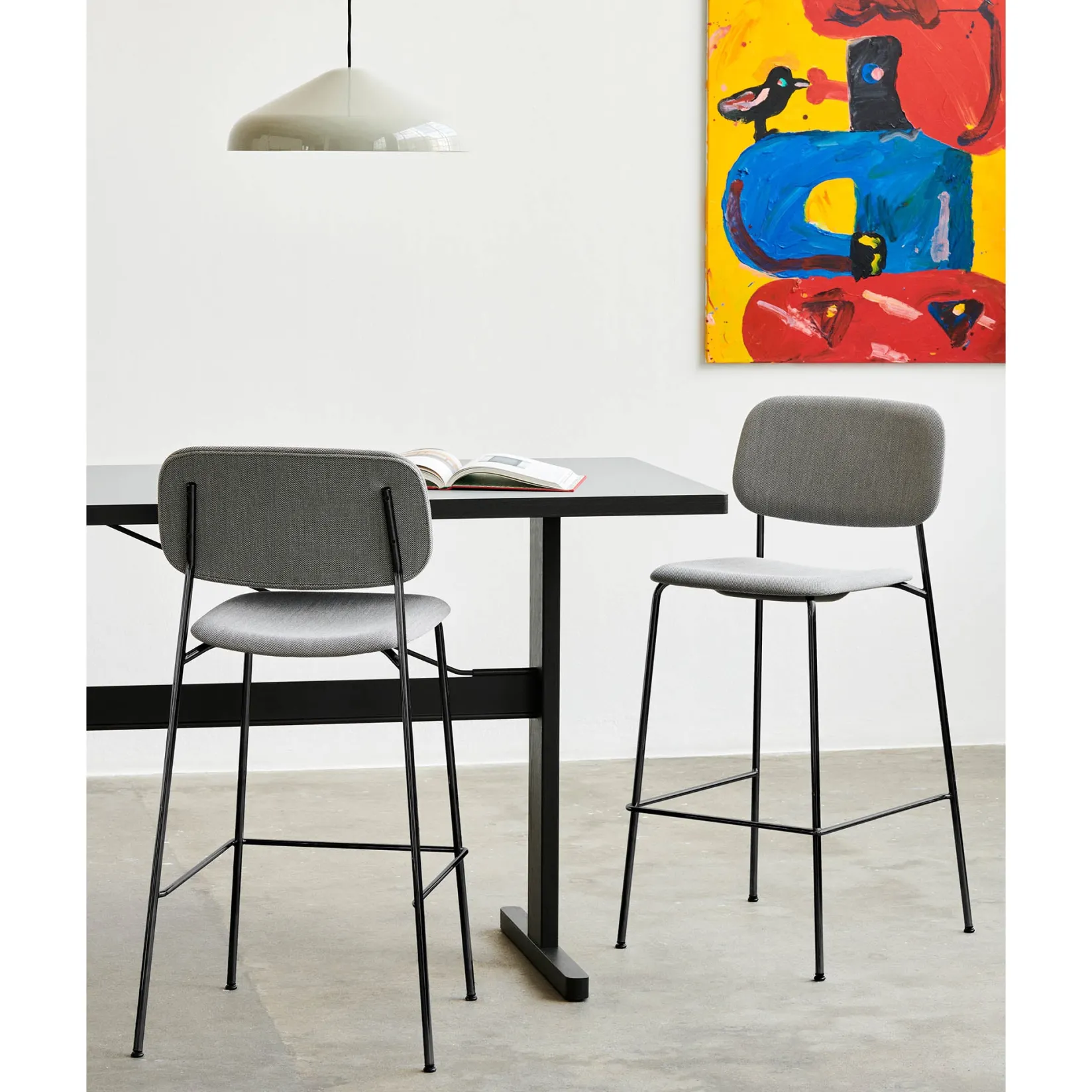 Pao steel pendant ø23-ø47 | cream white